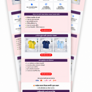 T-shirt Sales Landing Page Template
